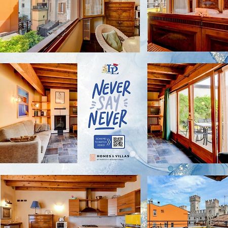 Desenzanoloft Official Partner Marriott Homes & Villas -Penthouse Never Say Never Sirmione Castle View Zewnętrze zdjęcie