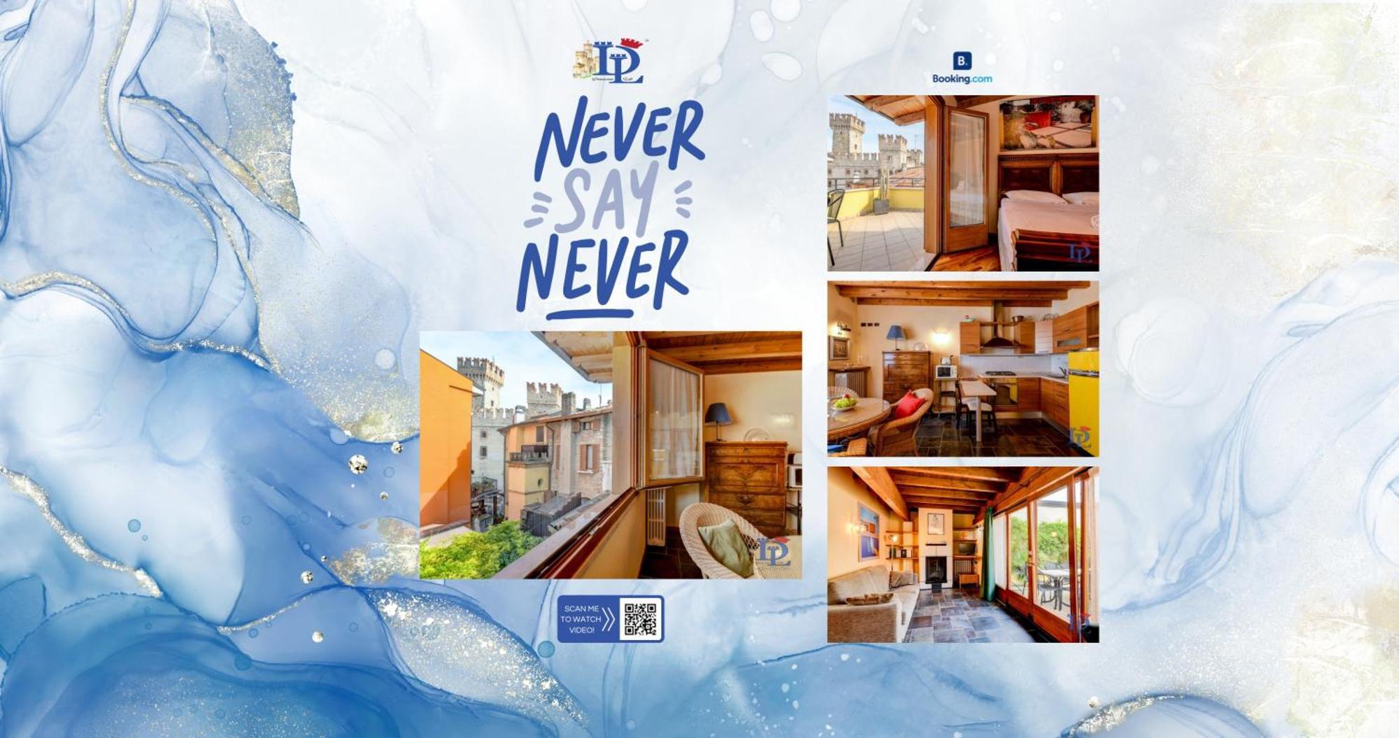 Desenzanoloft Official Partner Marriott Homes & Villas -Penthouse Never Say Never Sirmione Castle View Zewnętrze zdjęcie