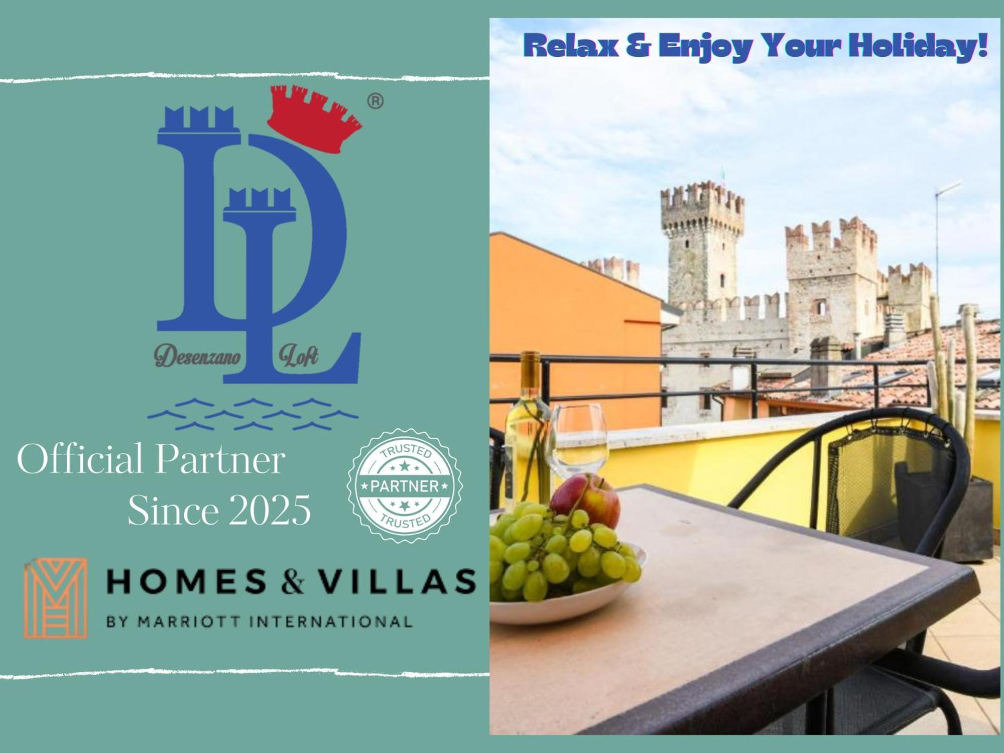Desenzanoloft Official Partner Marriott Homes & Villas -Penthouse Never Say Never Sirmione Castle View Zewnętrze zdjęcie